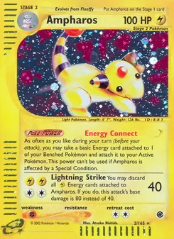 Ampharos, Expedition Base Set, no. 2
