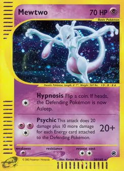 Mewtwo, Expedition Base Set, no. 20
