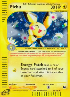 Pichu, Expedition Base Set, no. 22