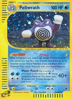 Poliwrath, Expedition Base Set, no. 24