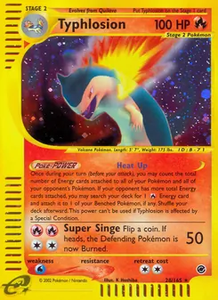 Typhlosion, Expedition Base Set, no. 28
