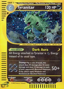 Tyranitar, Expedition Base Set, no. 29