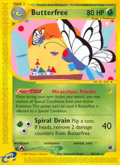 Butterfree, Expedition Base Set, no. 38