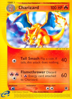 Charizard, Expedition Base Set, no. 39