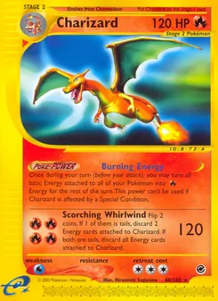 Charizard, Expedition Base Set, no. 40
