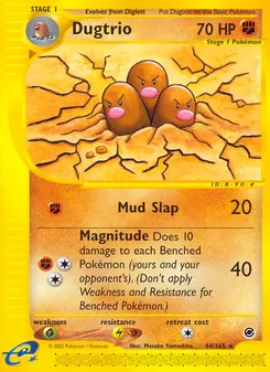 Dugtrio, Expedition Base Set, no. 44