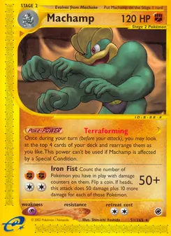 Machamp, Expedition Base Set, no. 51