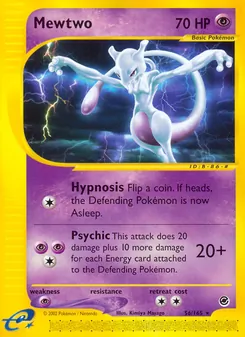 Mewtwo, Expedition Base Set, no. 56