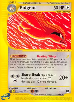 Pidgeot, Expedition Base Set, no. 59
