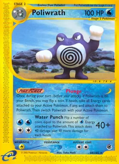 Poliwrath, Expedition Base Set, no. 60