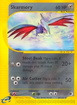 Skarmory, Expedition Base Set, no. 63