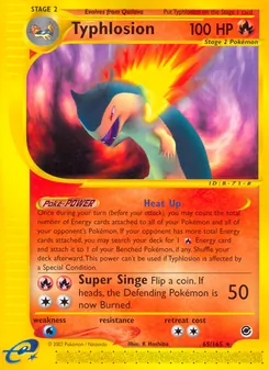 Typhlosion, Expedition Base Set, no. 65