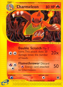 Charmeleon, Expedition Base Set, no. 73