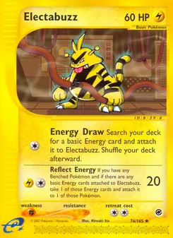 Electabuzz, Expedition Base Set, no. 76