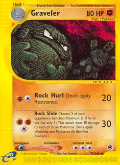 Graveler, Expedition Base Set, no. 79
