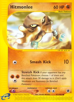 Hitmonlee, Expedition Base Set, no. 81