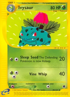 Ivysaur, Expedition Base Set, no. 82