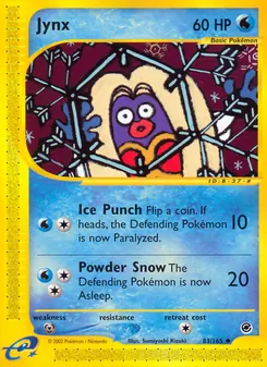 Jynx, Expedition Base Set, no. 83
