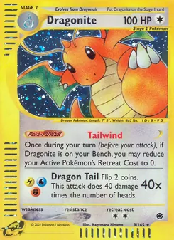 Dragonite, Expedition Base Set, no. 9
