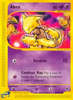 Abra, Expedition Base Set, no. 93