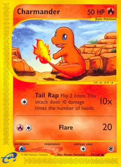 Charmander, Expedition Base Set, no. 97