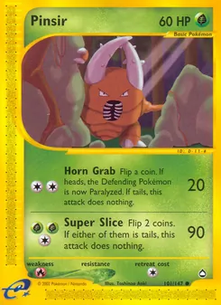 Pinsir, Aquapolis, no. 101