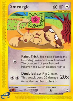 Smeargle, Aquapolis, no. 109
