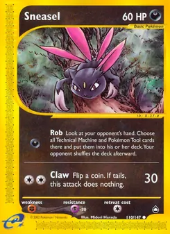 Sneasel, Aquapolis, no. 110