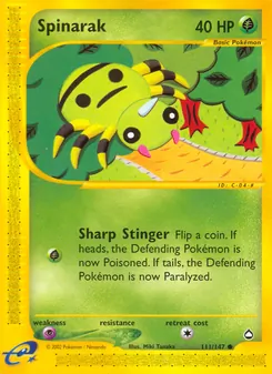 Spinarak, Aquapolis, no. 111