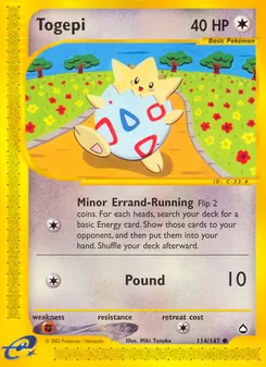 Togepi, Aquapolis, no. 114