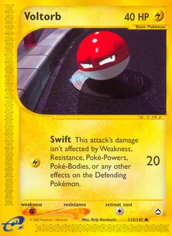 Voltorb, Aquapolis, no. 115