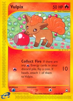 Vulpix, Aquapolis, no. 116