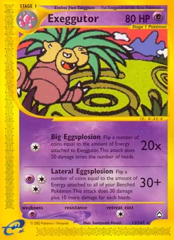 Exeggutor, Aquapolis, no. 13