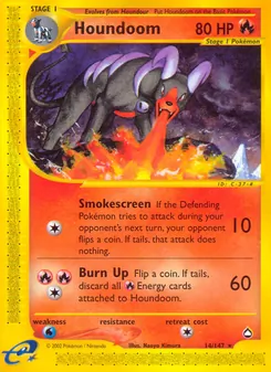 Houndoom, Aquapolis, no. 14