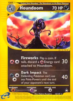 Houndoom, Aquapolis, no. 15
