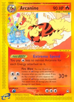 Arcanine, Aquapolis, no. 2
