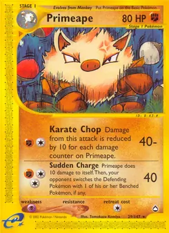Primeape, Aquapolis, no. 29