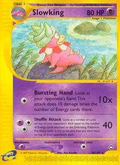 Slowking, Aquapolis, no. 34