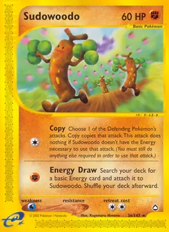 Sudowoodo, Aquapolis, no. 36