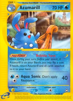 Azumarill, Aquapolis, no. 4