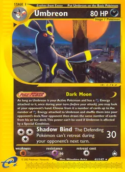 Umbreon, Aquapolis, no. 41