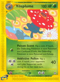 Vileplume, Aquapolis, no. 43