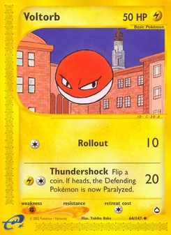 Voltorb, Aquapolis, no. 64