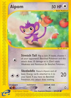 Aipom, Aquapolis, no. 67