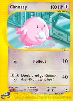 Chansey, Aquapolis, no. 69