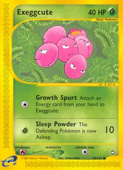 Exeggcute, Aquapolis, no. 76