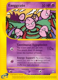 Exeggcute, Aquapolis, no. 77