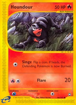 Houndour, Aquapolis, no. 86