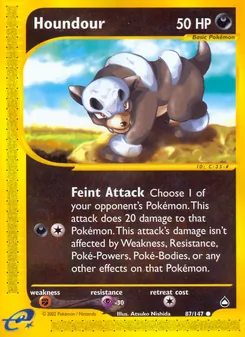 Houndour, Aquapolis, no. 87
