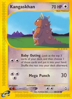 Kangaskhan, Aquapolis, no. 88